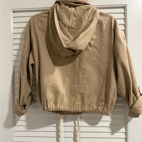 Tan Zip-Up Jacket - Picture 3 of 5